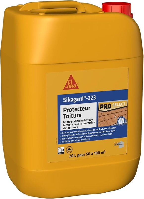 Sikagard-223 hydrofuge incolore pour tuiles de couverture