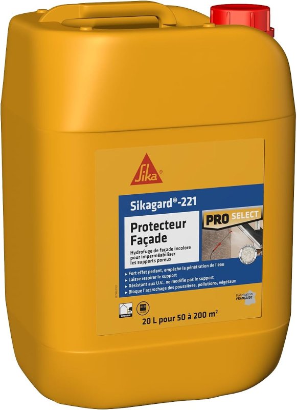 Sikagard-221 hydrofuge imperméabilisant façade et mur