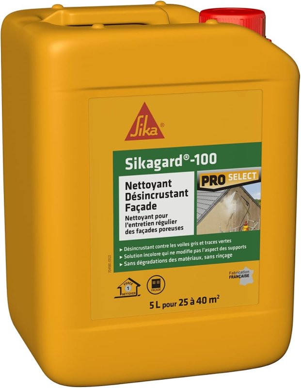 Sikagard-100 nettoyant désincrustant façade