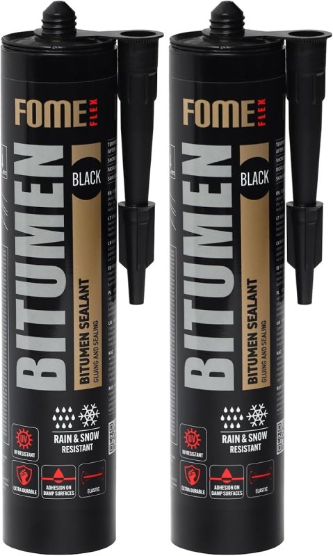Mastic bitumineux d'étanchéité pour toiture, gouttières et joints