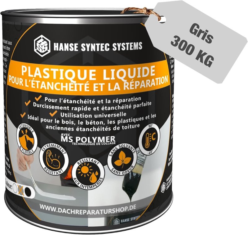 Membrane d'étanchéité liquide anti-fuite pour toiture-terrasse