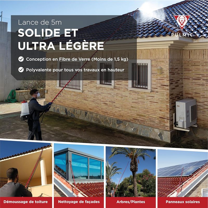 Lance télescopique Pulmic 5 m — visuel 2 sur 10