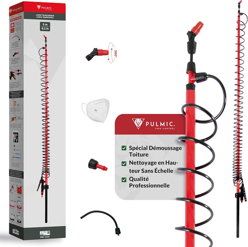 Lance télescopique Pulmic 5 m