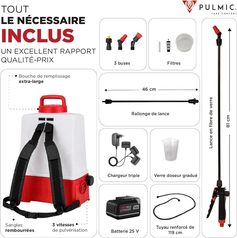 Pulmic Pegasus 15 L électrique — visuel 5 sur 11