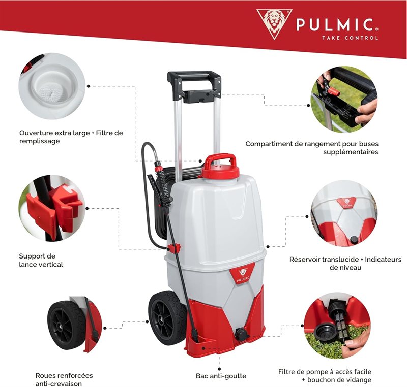 Pulmic Pulvérisateur Batterie 35 L — visuel 2 sur 9
