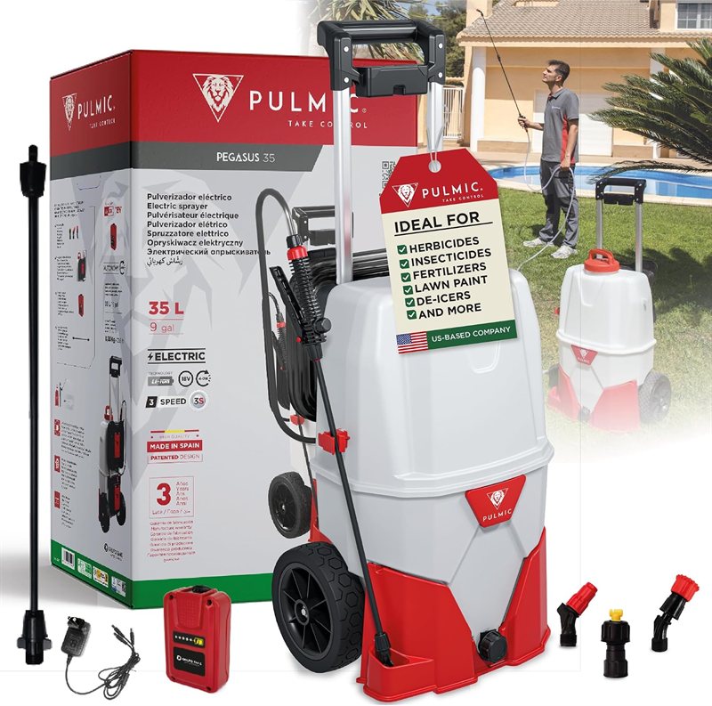 Pulmic Pulvérisateur Batterie 35 L