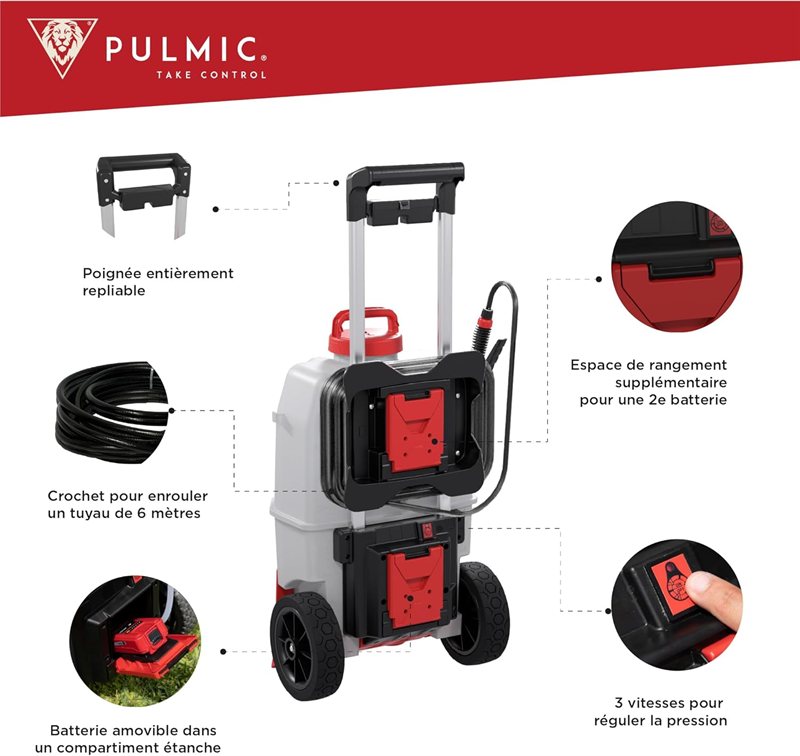 Kit Premium Pulmic 35 L + Lance 5 m — visuel 4 sur 9