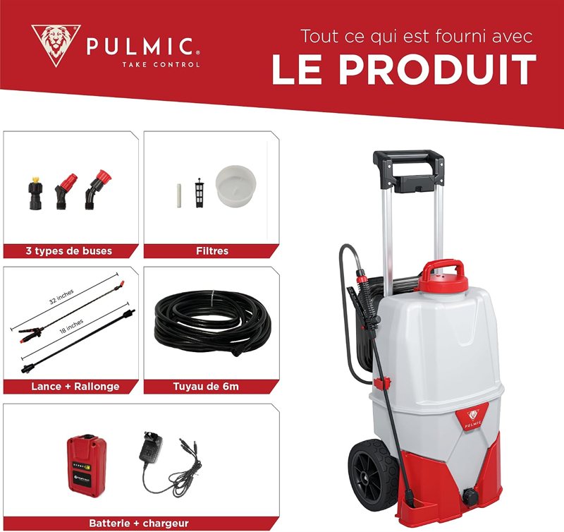 Kit Premium Pulmic 35 L + Lance 5 m — visuel 8 sur 9