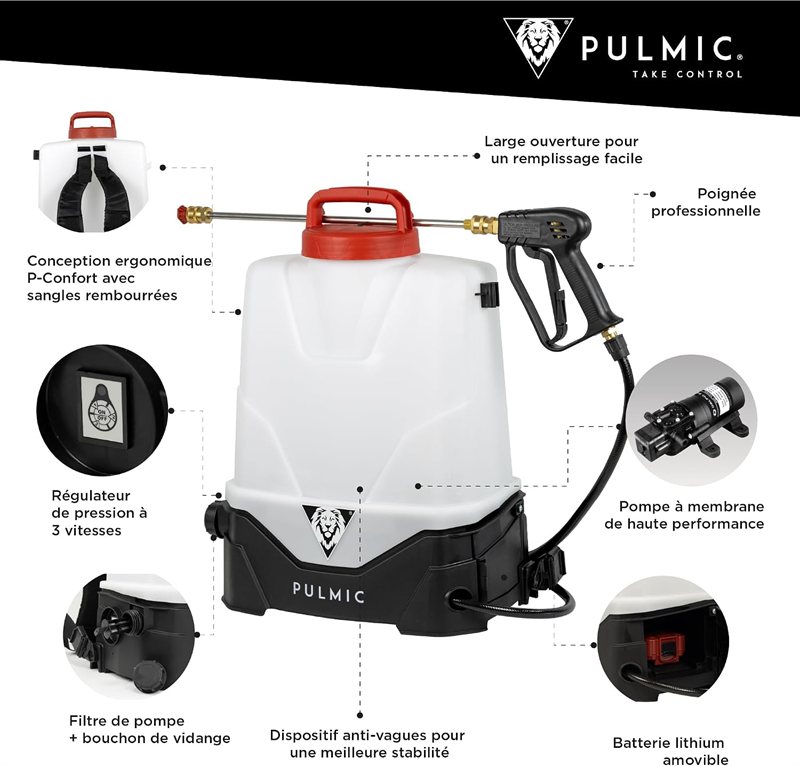 Pulmic Pegasus 15 électrique 15 L — visuel 3 sur 10