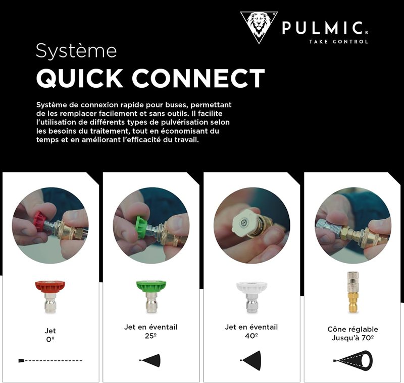 Kit Pulmic 35 L sur chariot + lance 5 m — visuel 6 sur 7